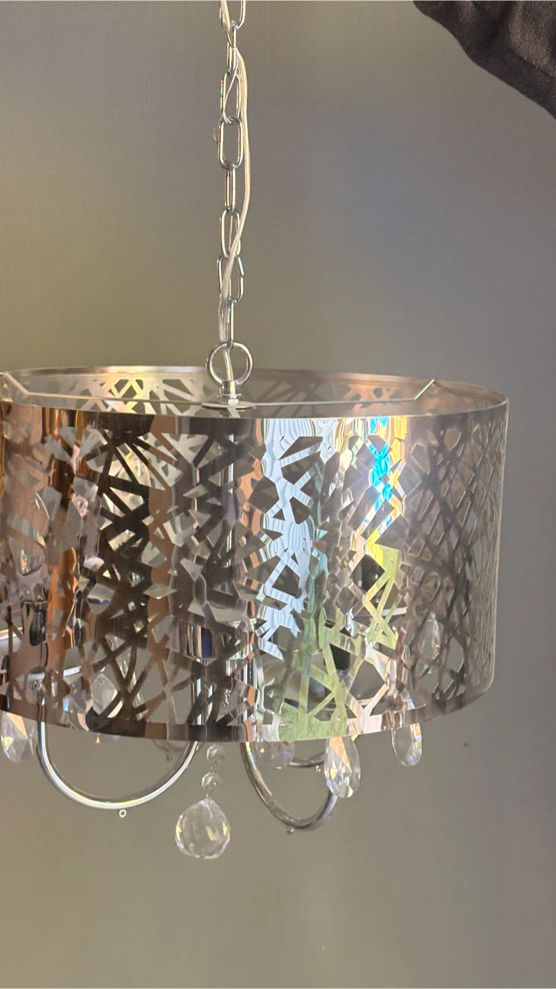Chrome Crystal Chandelier Light Fixture - photo 4