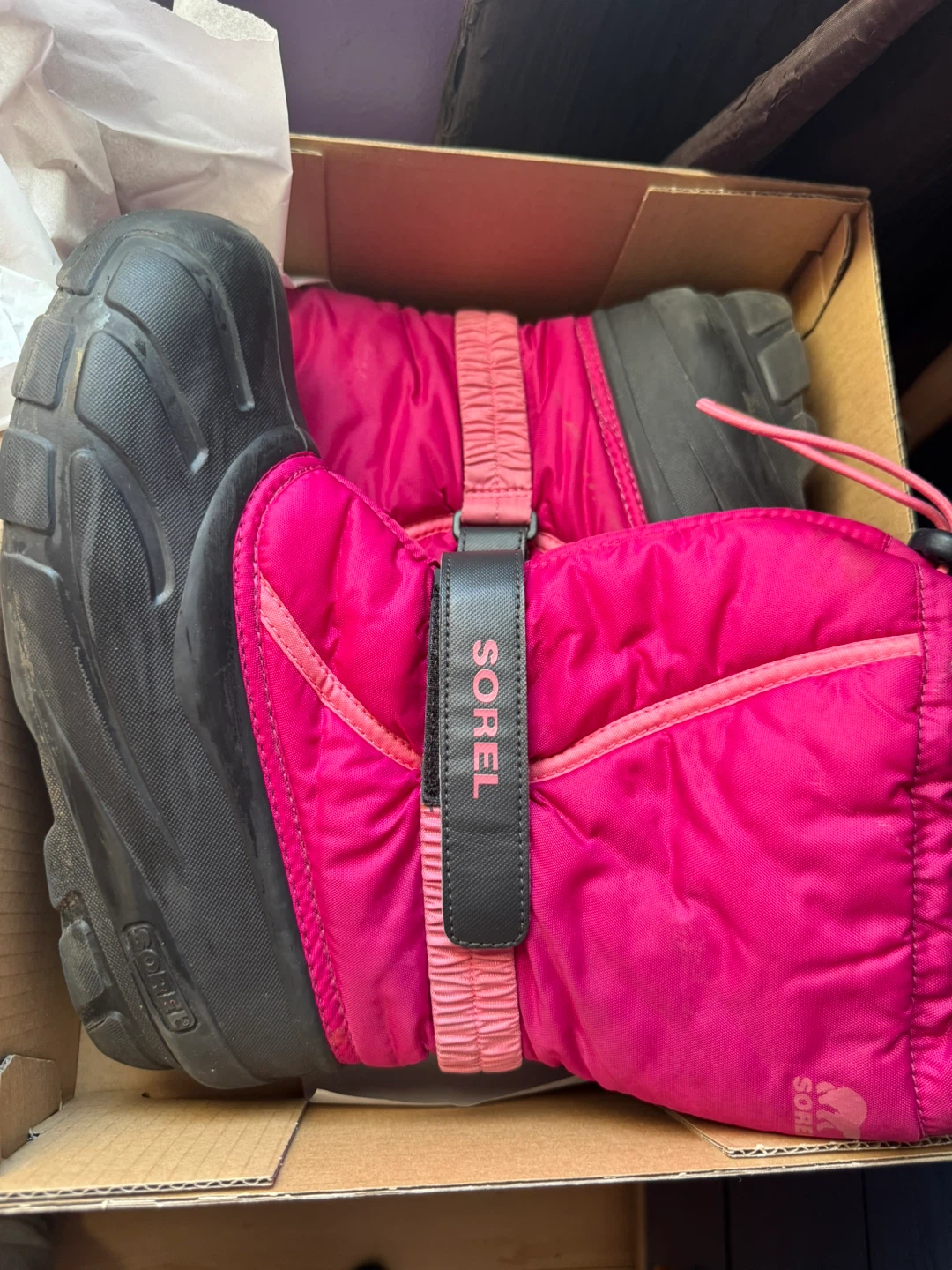 SOREL Youth Winter Boots Size 7 – Pink - photo 2