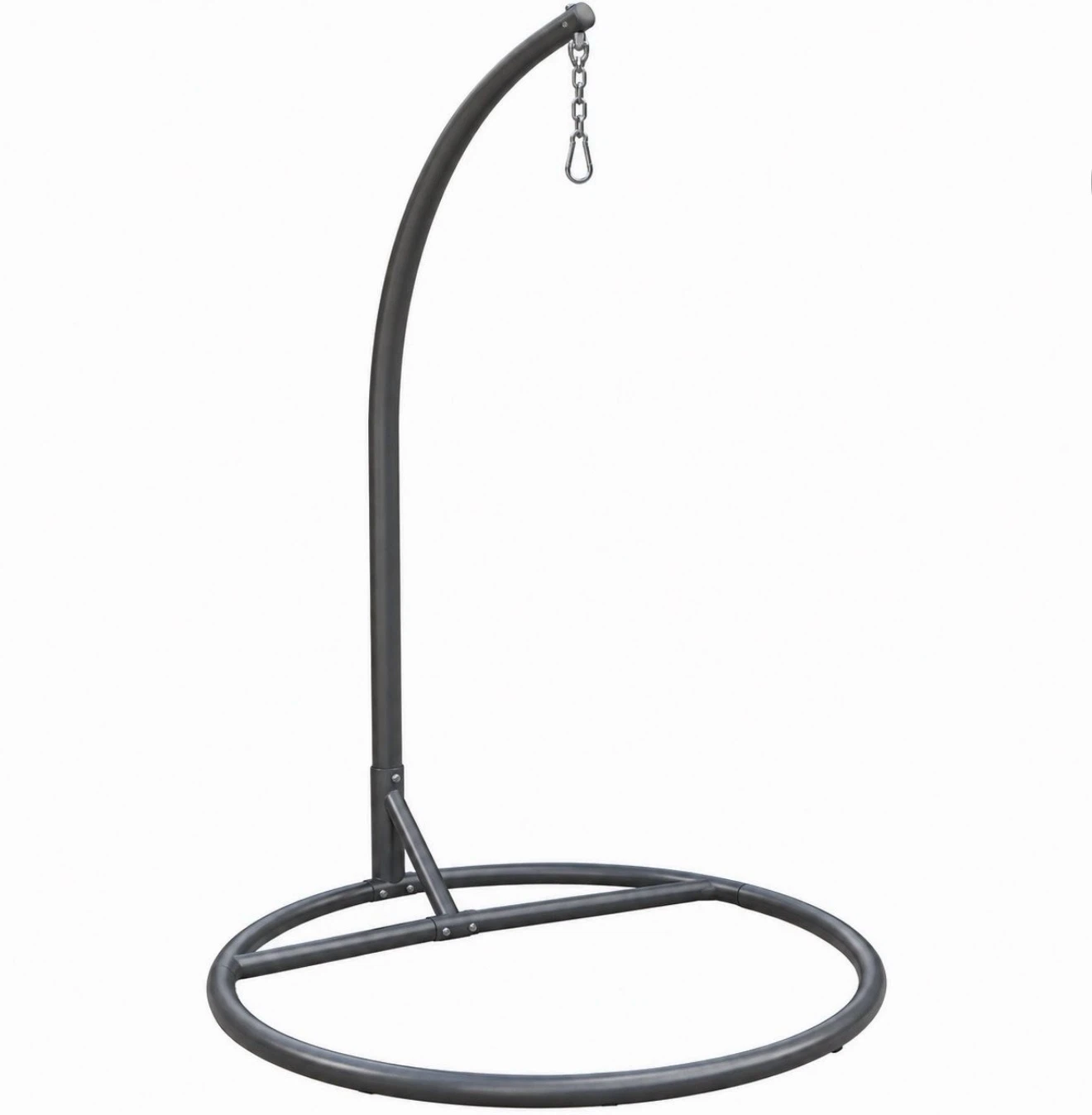 Black Steel Hanging Chair Stand