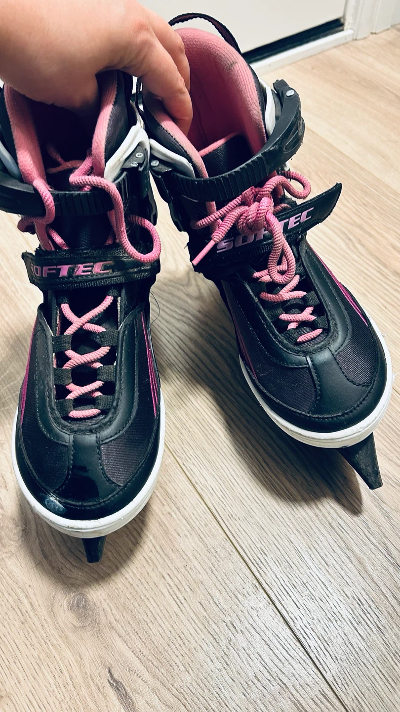 Softec Adjustable Women’s/Girls Ice Skates – Size US 6–9 - photo 2