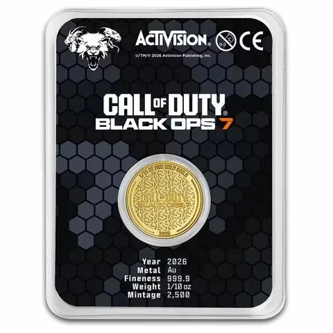 2026 Call of Duty Black Ops 7 1/10 oz Gold Round