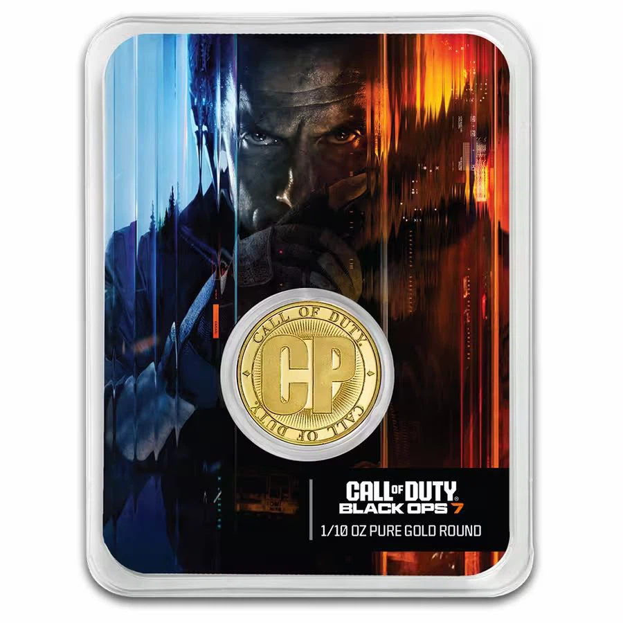 2026 Call of Duty Black Ops 7 1/10 oz Gold Round - photo 2