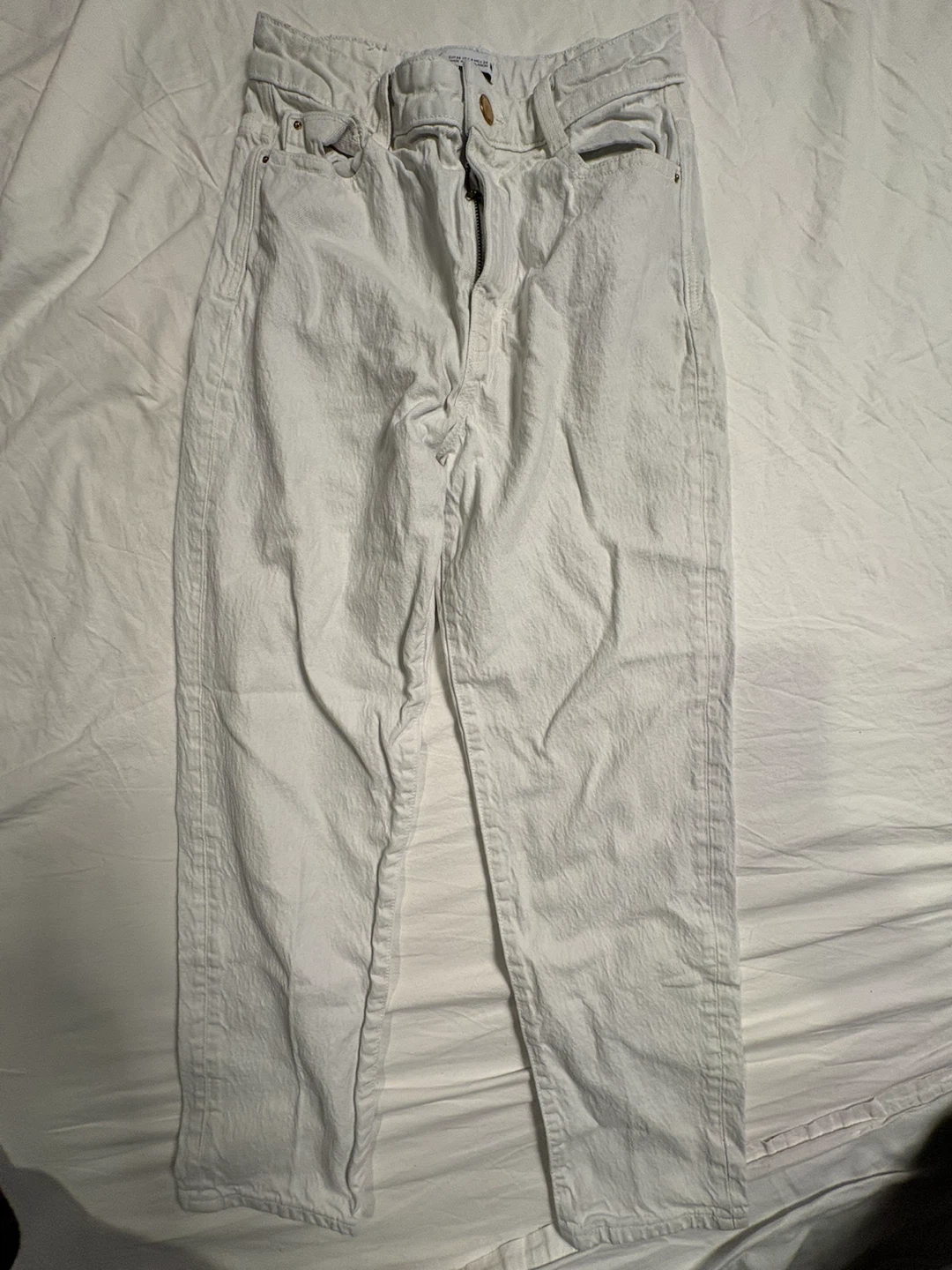 Zara White Denim Jeans - photo 2