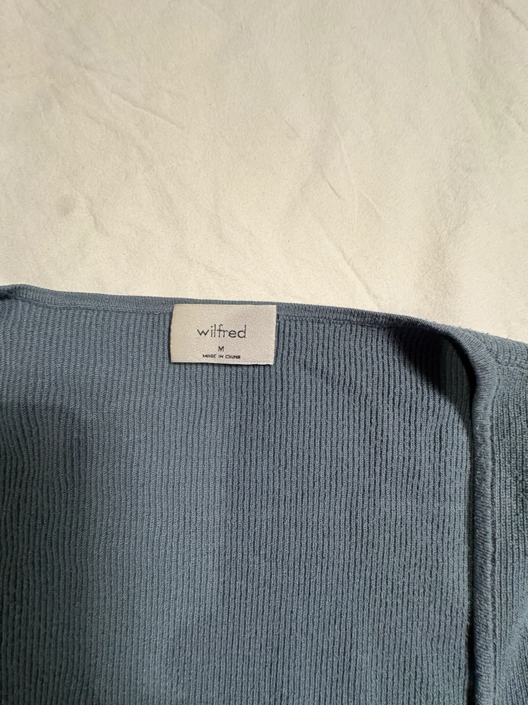 Wilfred Long Sleeve Ribbed Top