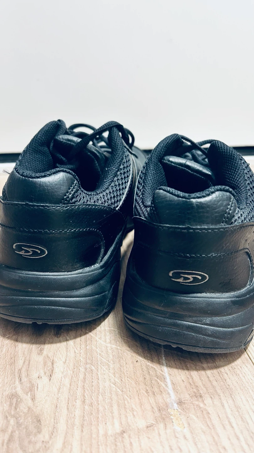 Dr. Scholl’s Men’s Black Walking Shoes – Size 10W Wide – Leather - photo 3