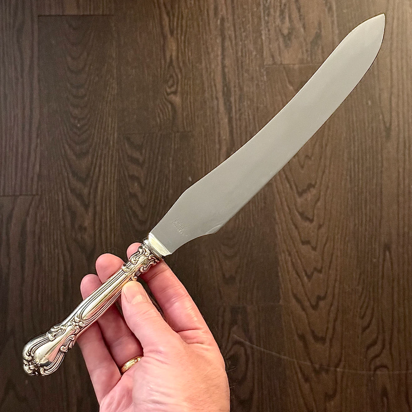 Birks Chantilly pattern Sterling carving knife