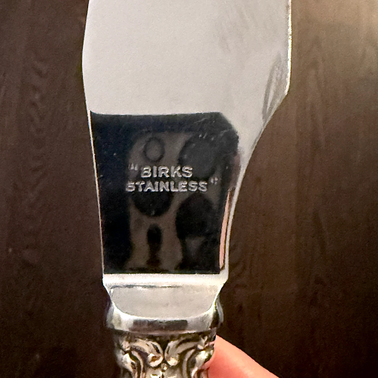 Birks Chantilly pattern Sterling carving knife - photo 3