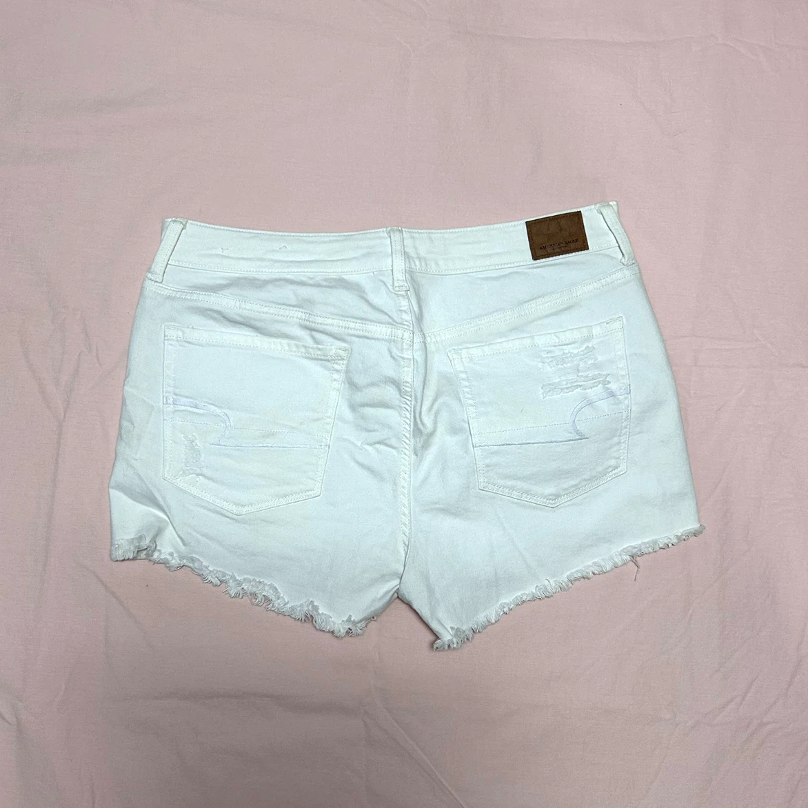 American Eagle White Denim Shorts - photo 2