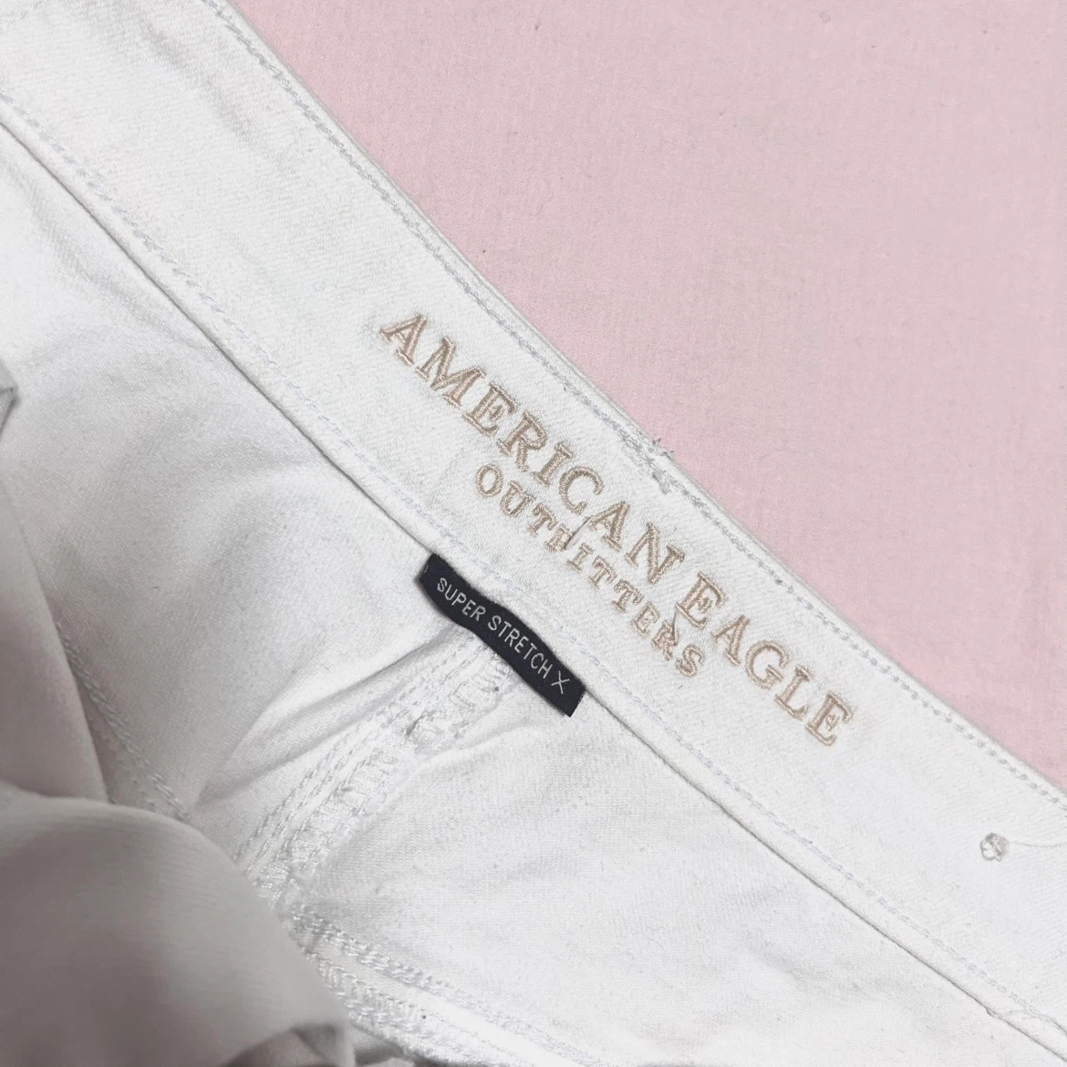 American Eagle White Denim Shorts - photo 3