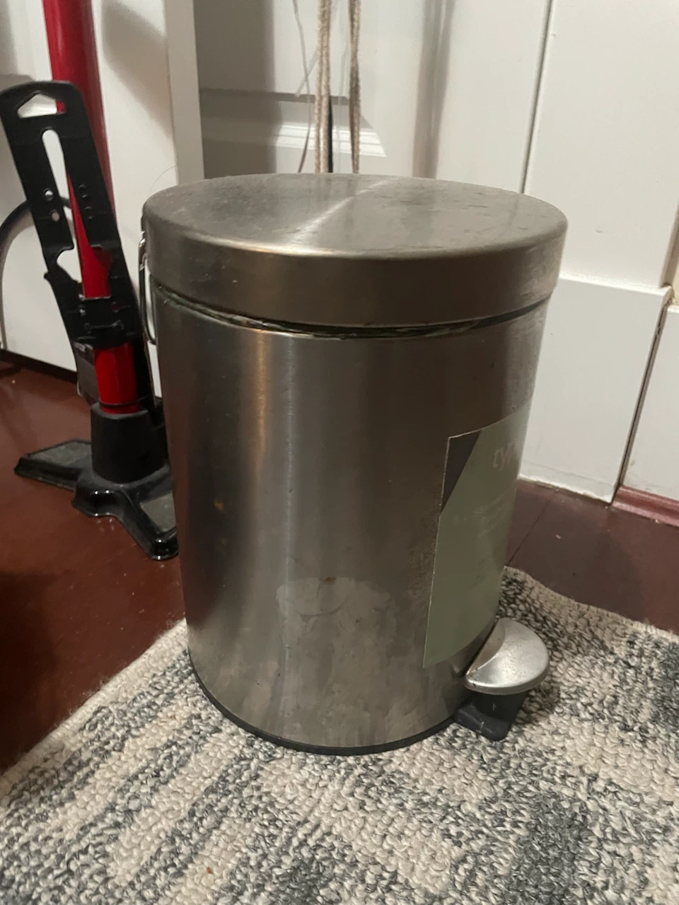 Small Stainless Steel Step Trash Can