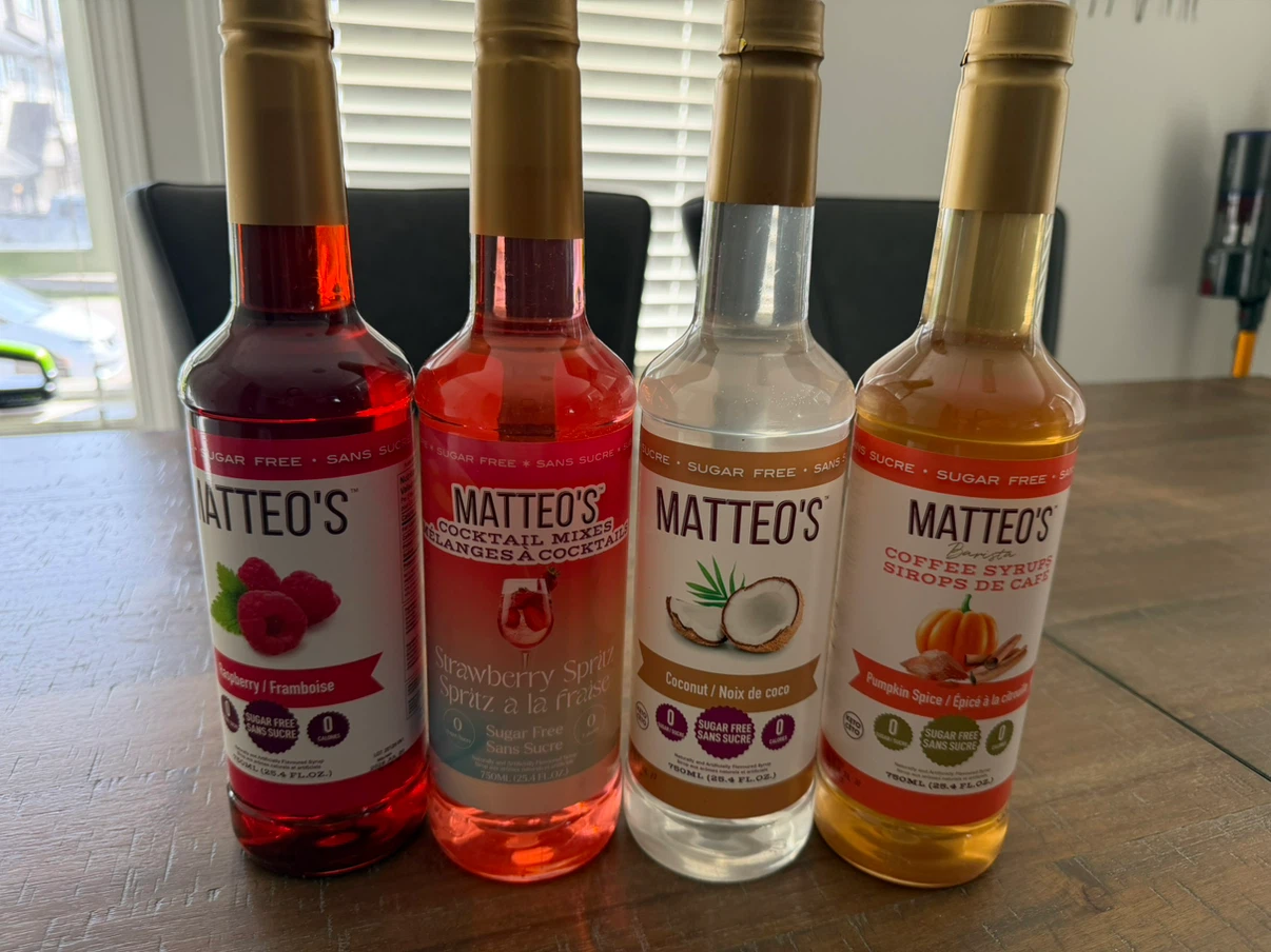 New, sealed sugar free syrup