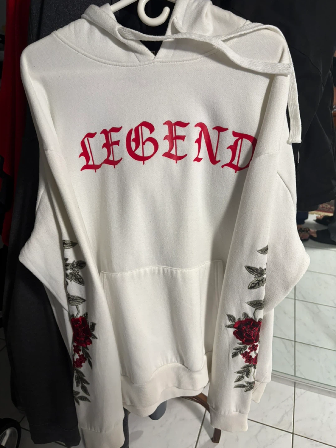 Men’s Legend Rose Embroidered Hoodie