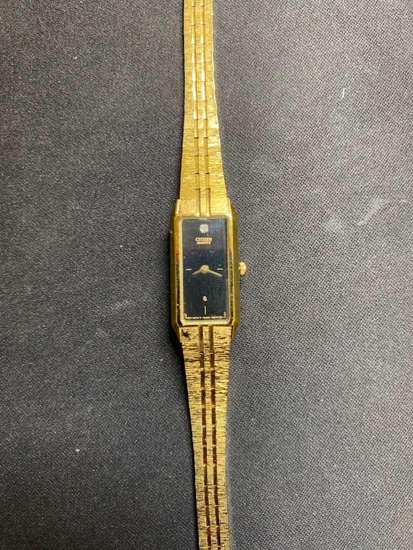 Citizen Quartz Gold-Tone Rectangular Watch - photo 2