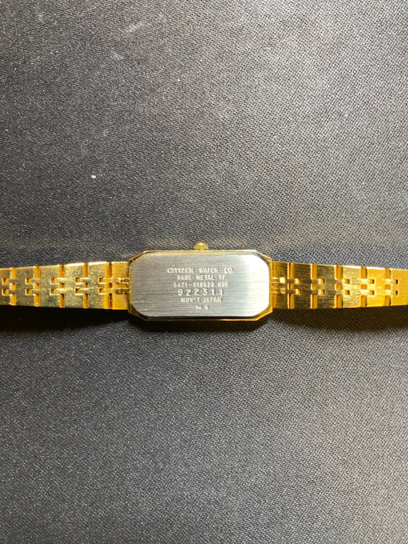 Citizen Quartz Gold-Tone Rectangular Watch - photo 4