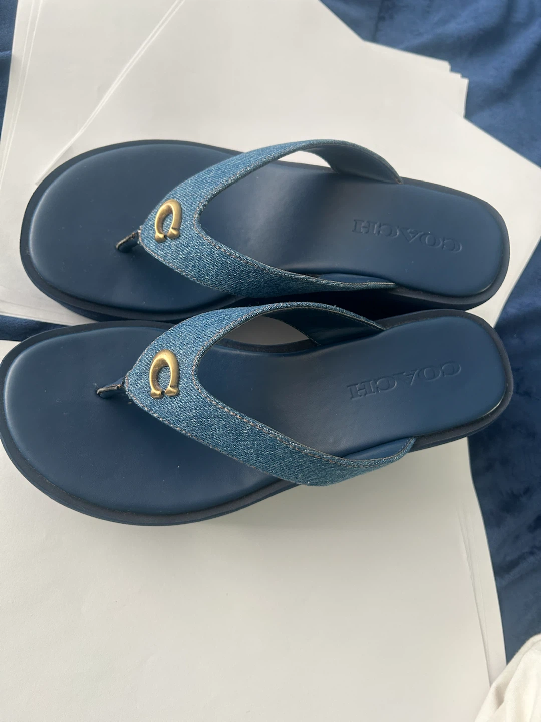 Coach Sculpted C Platform Flip Flops - photo 5
