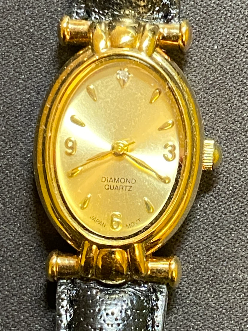 Gold-Tone Diamond Quartz Women's Watch - photo 3