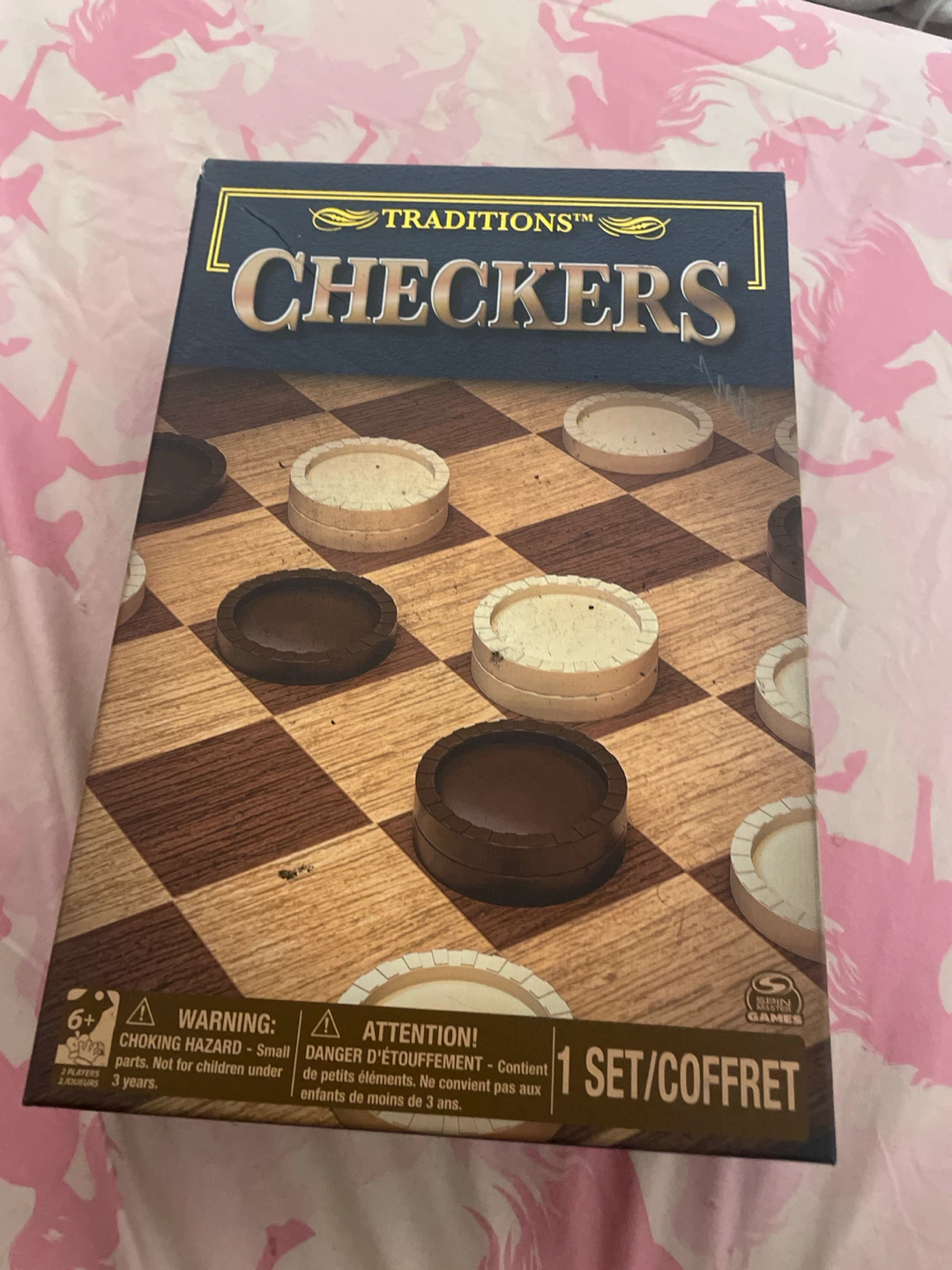 Traditions Checkers Board Game