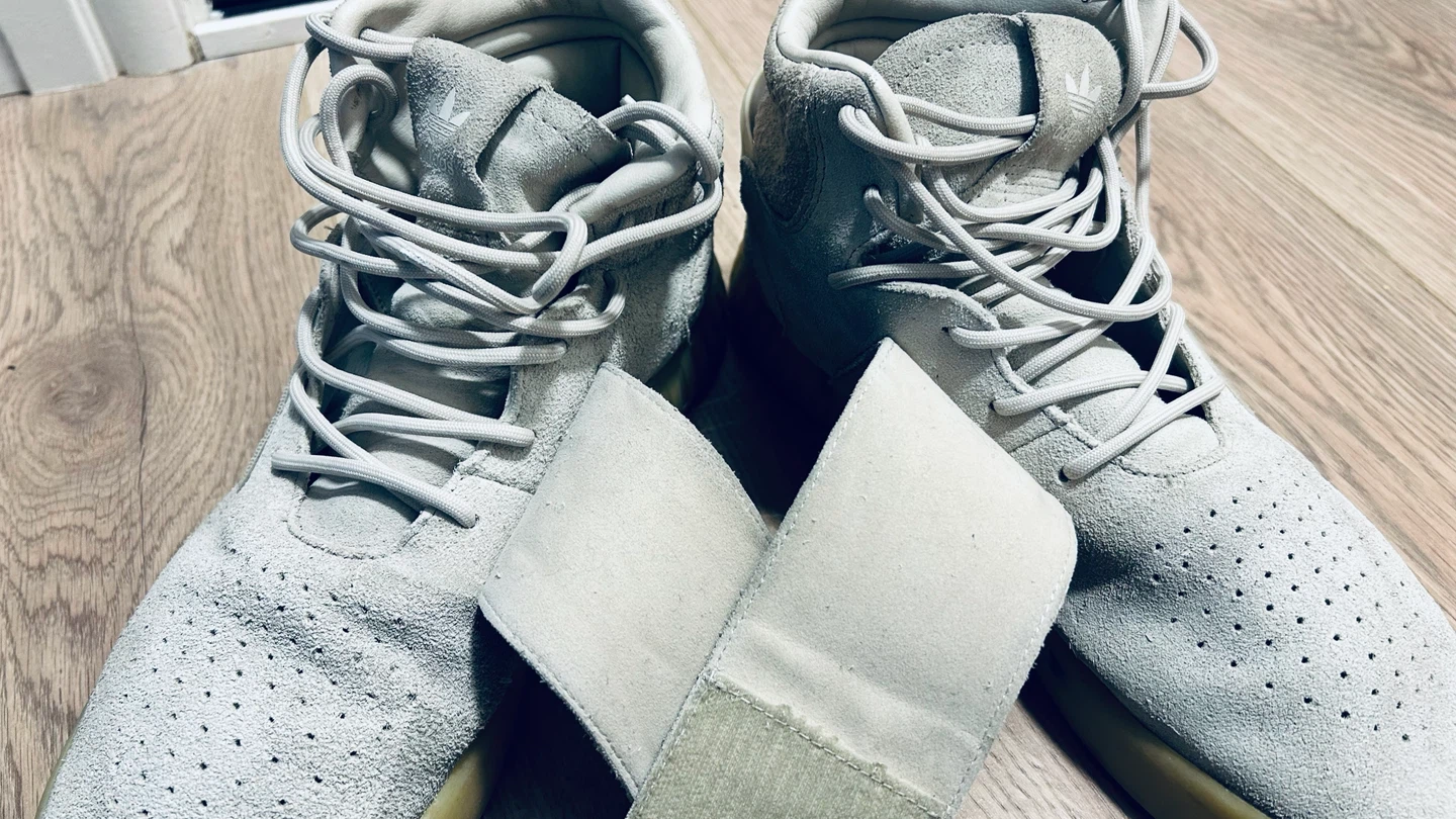Adidas Tubular Invader Strap Men’s Size 9.5 – Grey Suede - photo 3