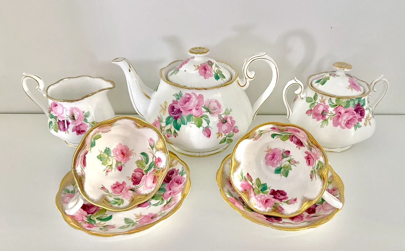 Rare Royal Albert Princess Ann pattern tea set for 2 - photo 2