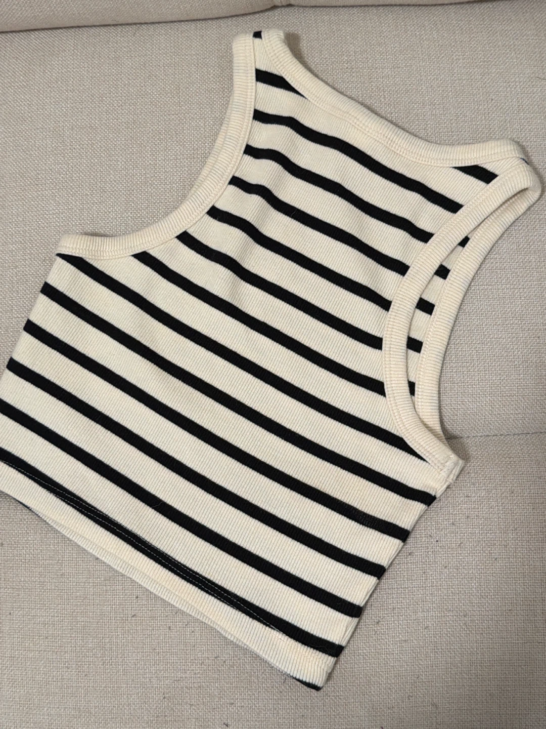 H&M Striped Ribbed Tank Top - photo 3