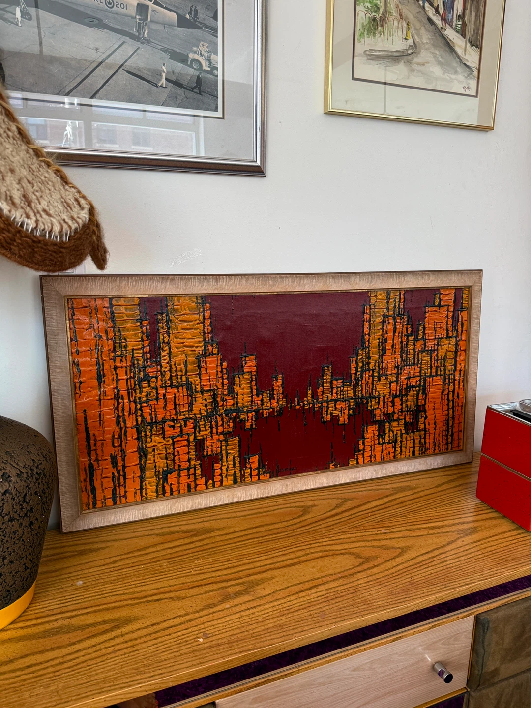 Klaus Oldenburg (Berlin) Vintage Original ‘70s Cityscape