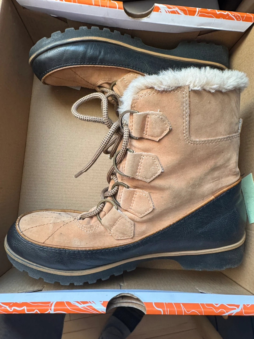 JBU Women’s Winter Boots Size 8 – Tan - photo 3