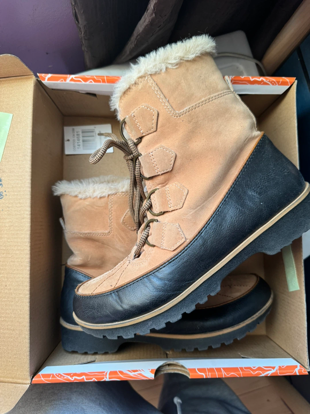 JBU Women’s Winter Boots Size 8 – Tan - photo 4