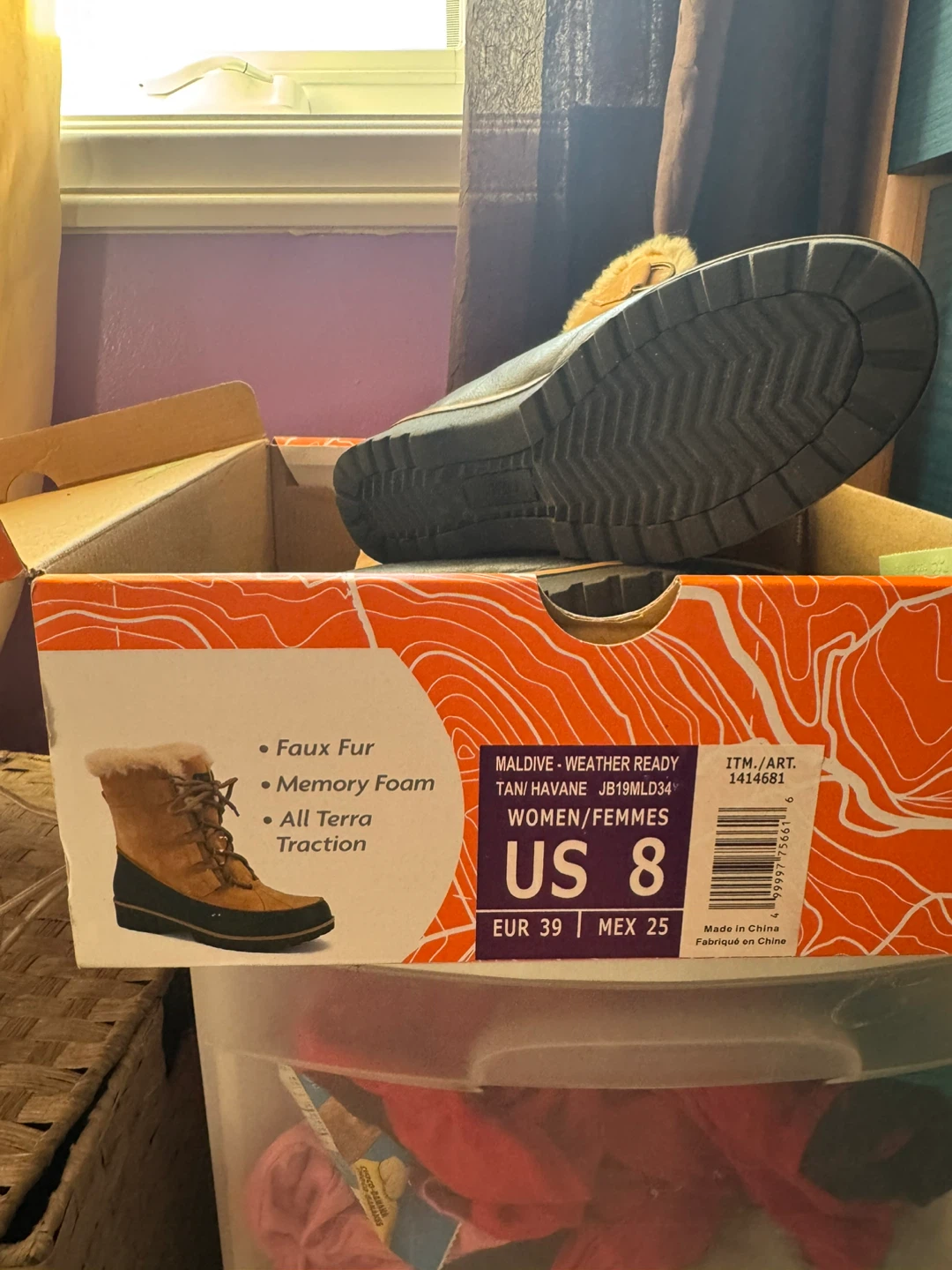 JBU Women’s Winter Boots Size 8 – Tan - photo 5