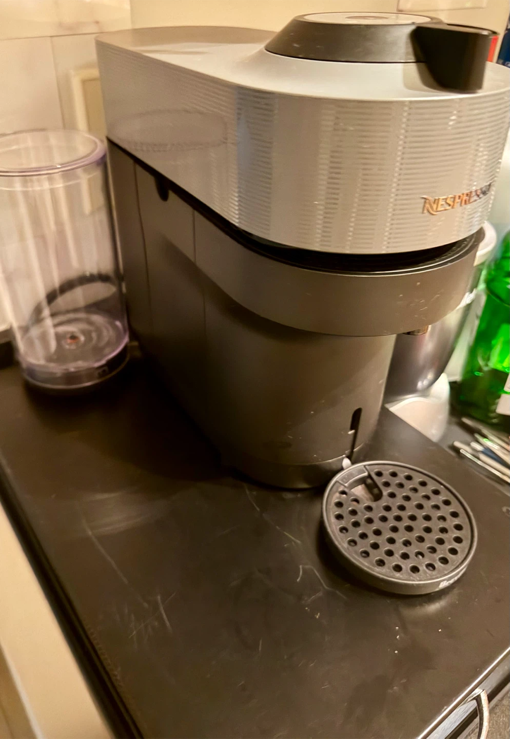 Nespresso Vertuo Coffee Machine + metal drawer and pods - photo 2
