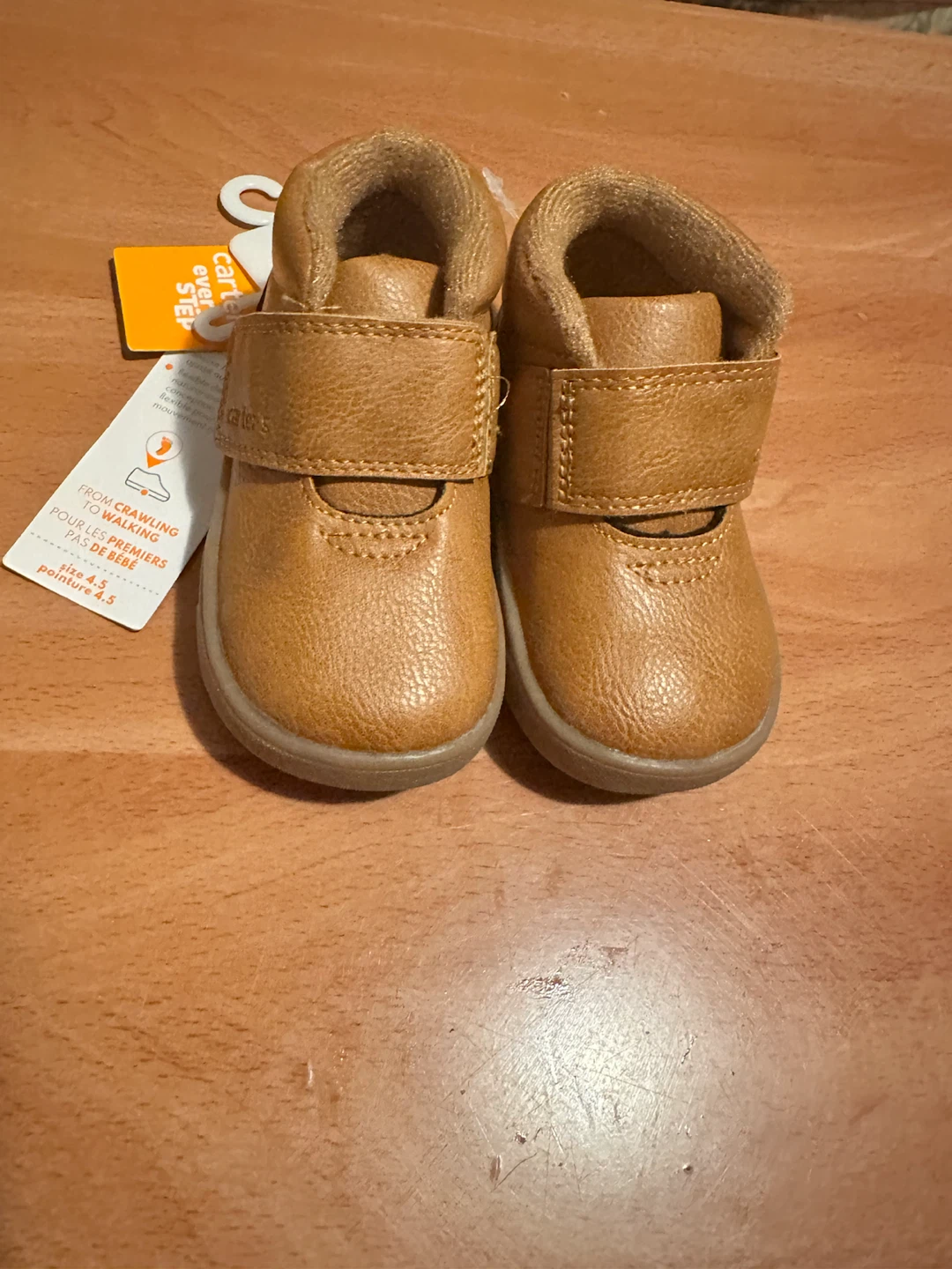 Carter's Every Step Baby Shoes - Tan - Size 4.5 - photo 2