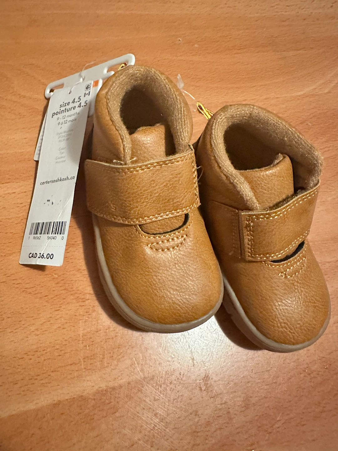 Carter's Every Step Baby Shoes - Tan - Size 4.5 - photo 3