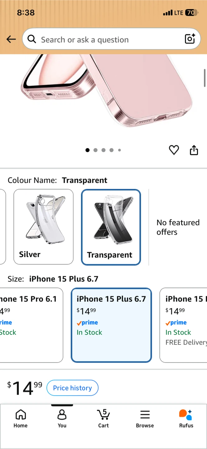 Supdeal Clear Case for iPhone 15 Plus - photo 2