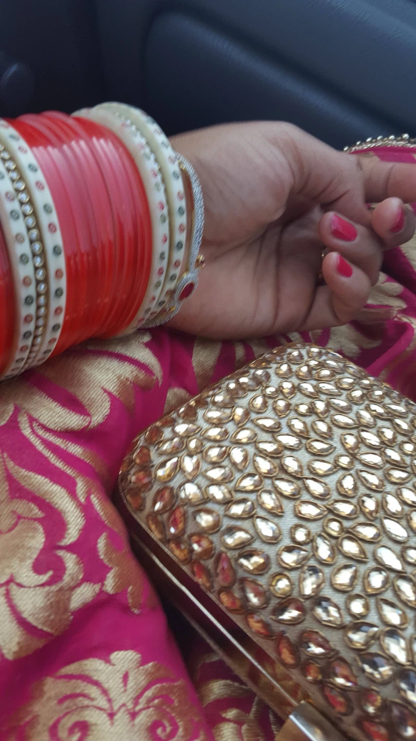 🥕🥕Gold Beaded Clutch Bag - photo 2