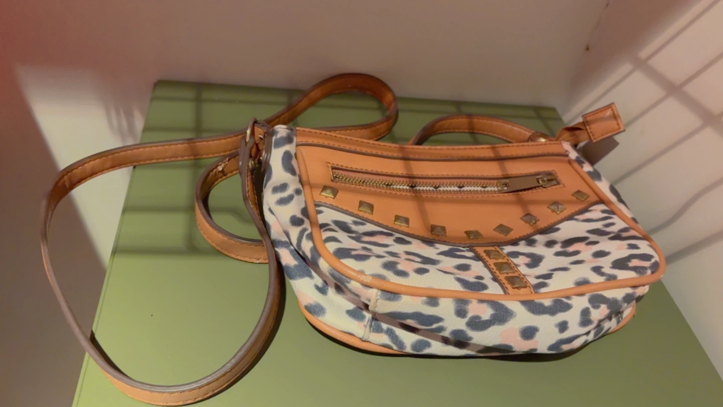 Leopard Print Crossbody Bag🥕🥕