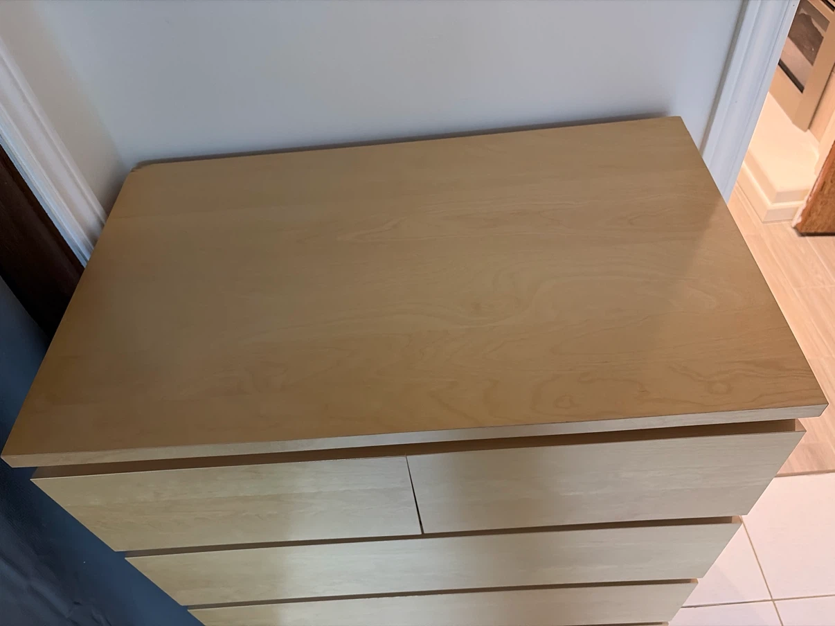 IKEA Malm 6-Drawer Dresser Light Wood - photo 2
