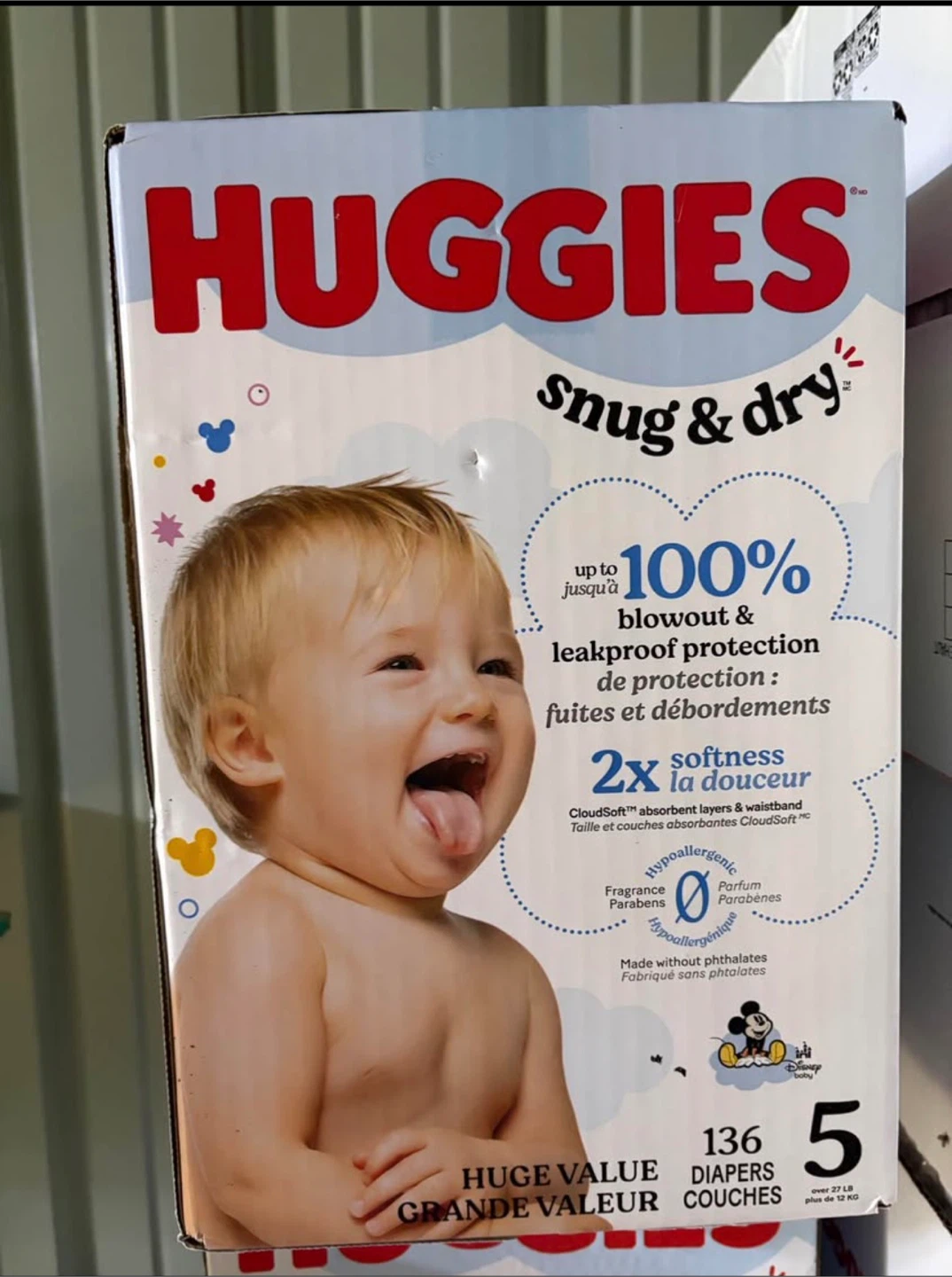 Huggies Snug & Dry Size 5 Diapers,