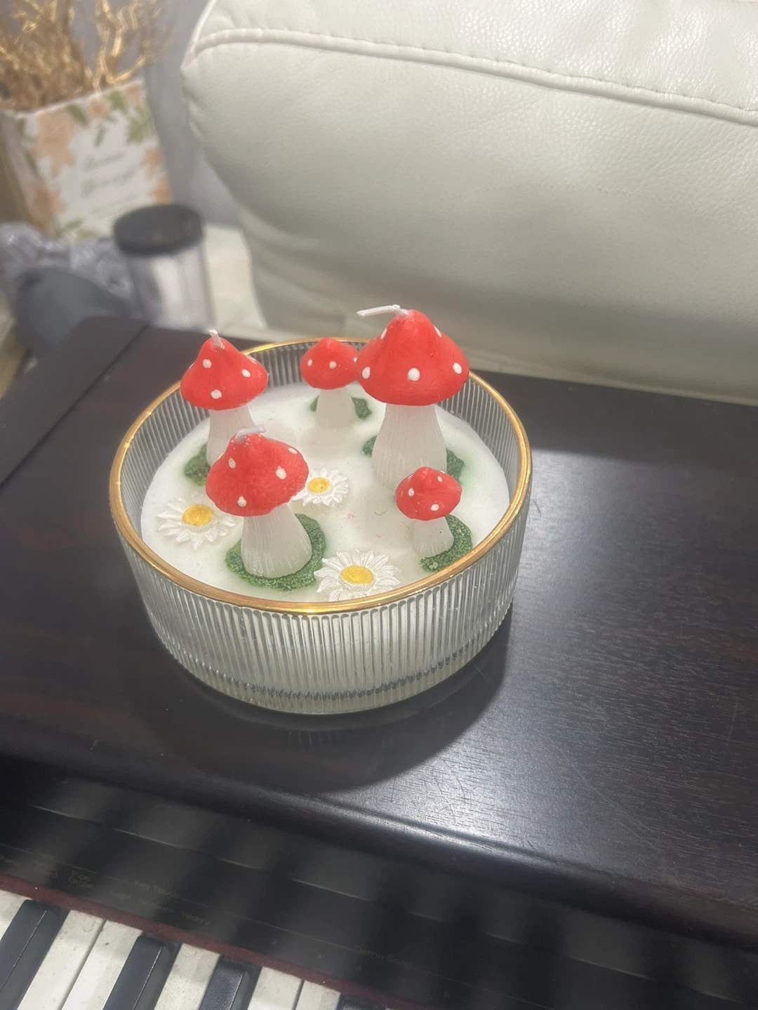Mushroom Design Scented Candle - photo 2