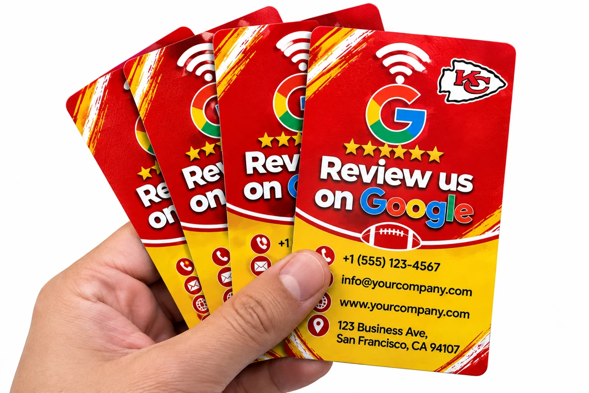 Google Review NFC STICKERS SPORTS EDITION