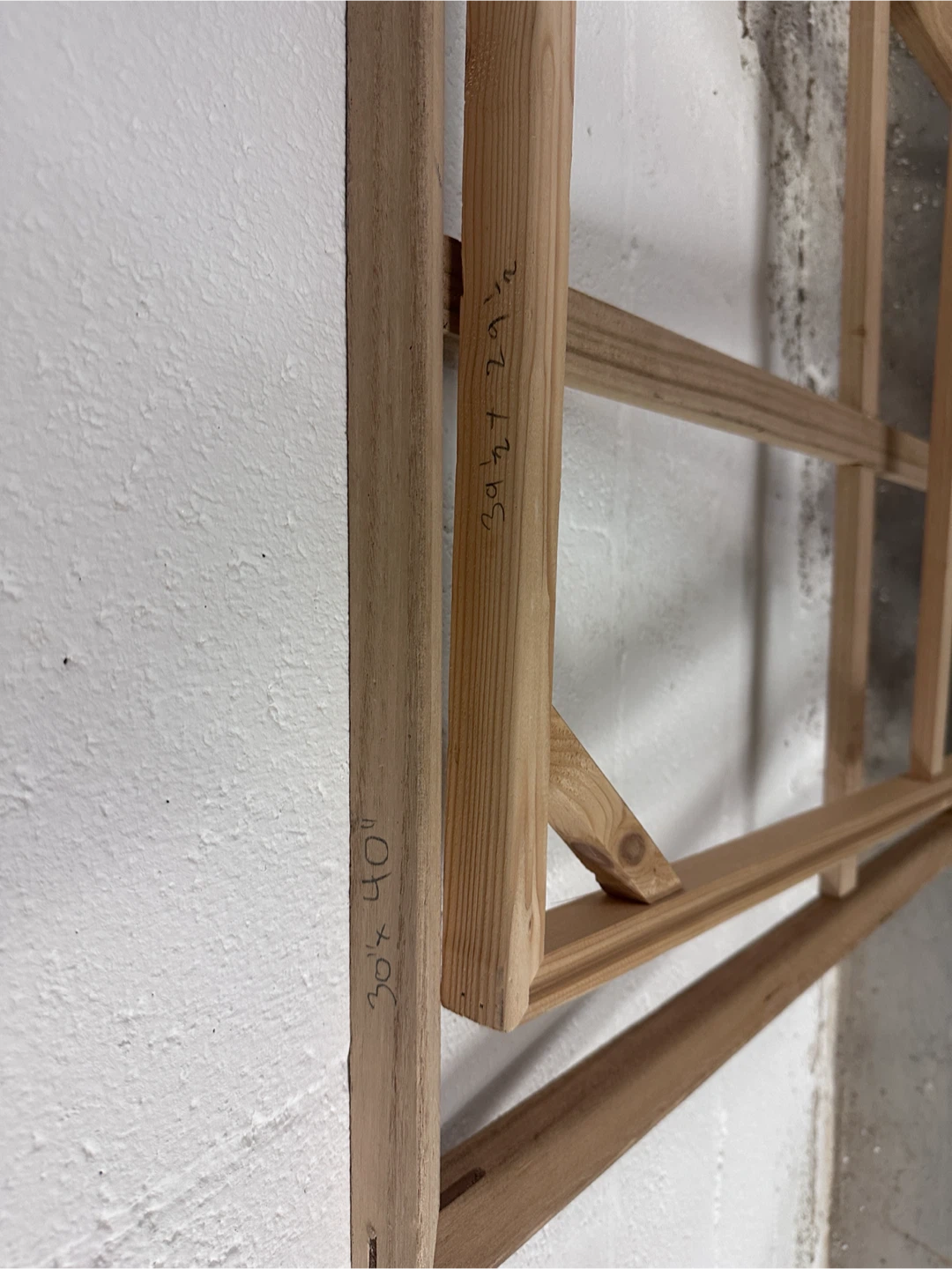 Two Wooden Canvas Stretcher Bars - photo 2