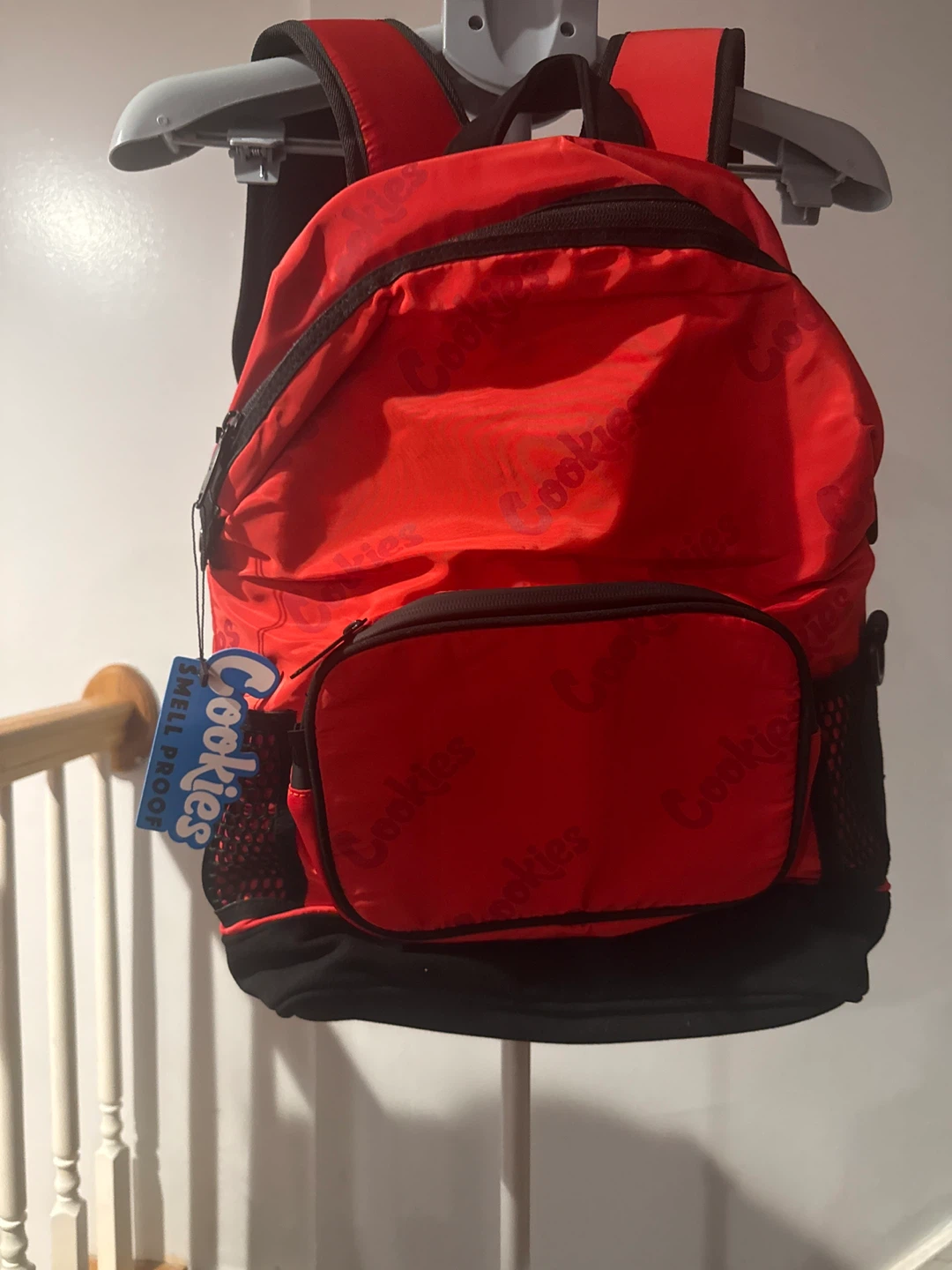 Cookies Smell Proof Red Backpack