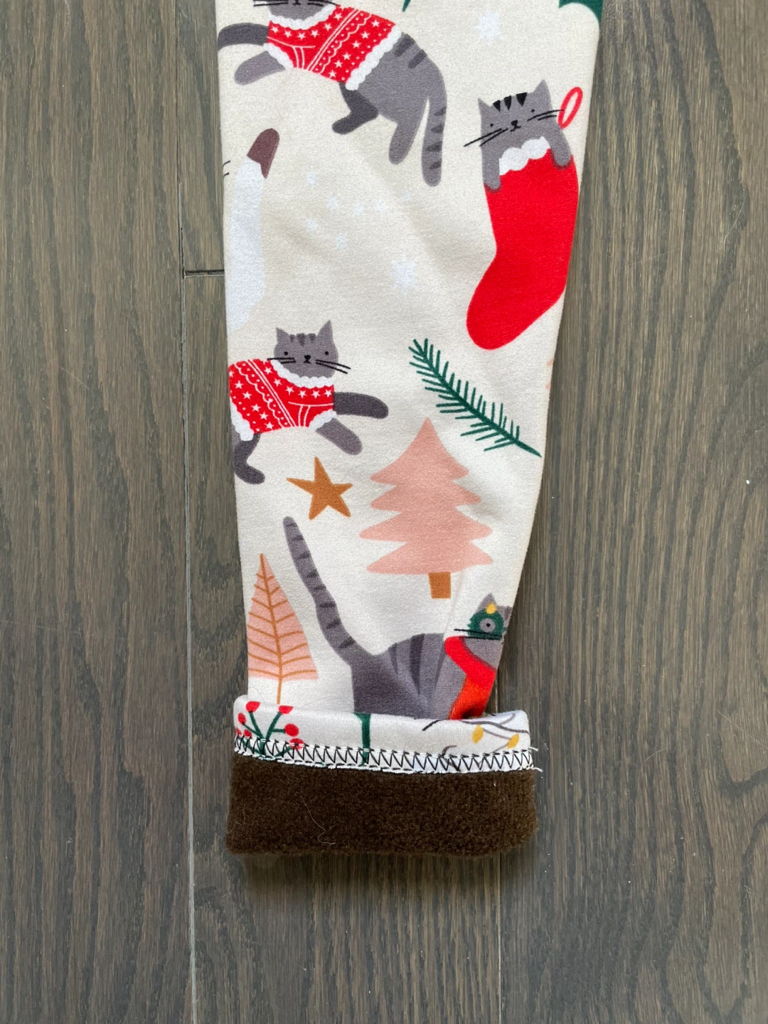 Just Cozy Kids Christmas Cat Leggings - photo 2