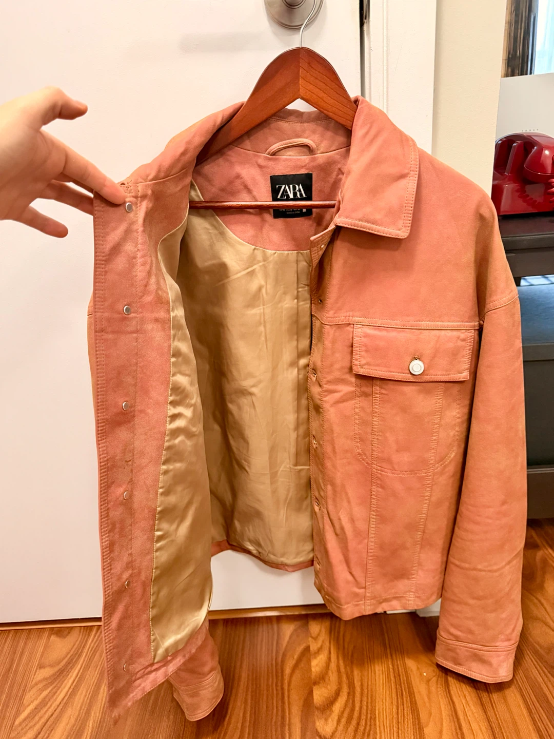 Zara Pink Utility Jacket - Like New