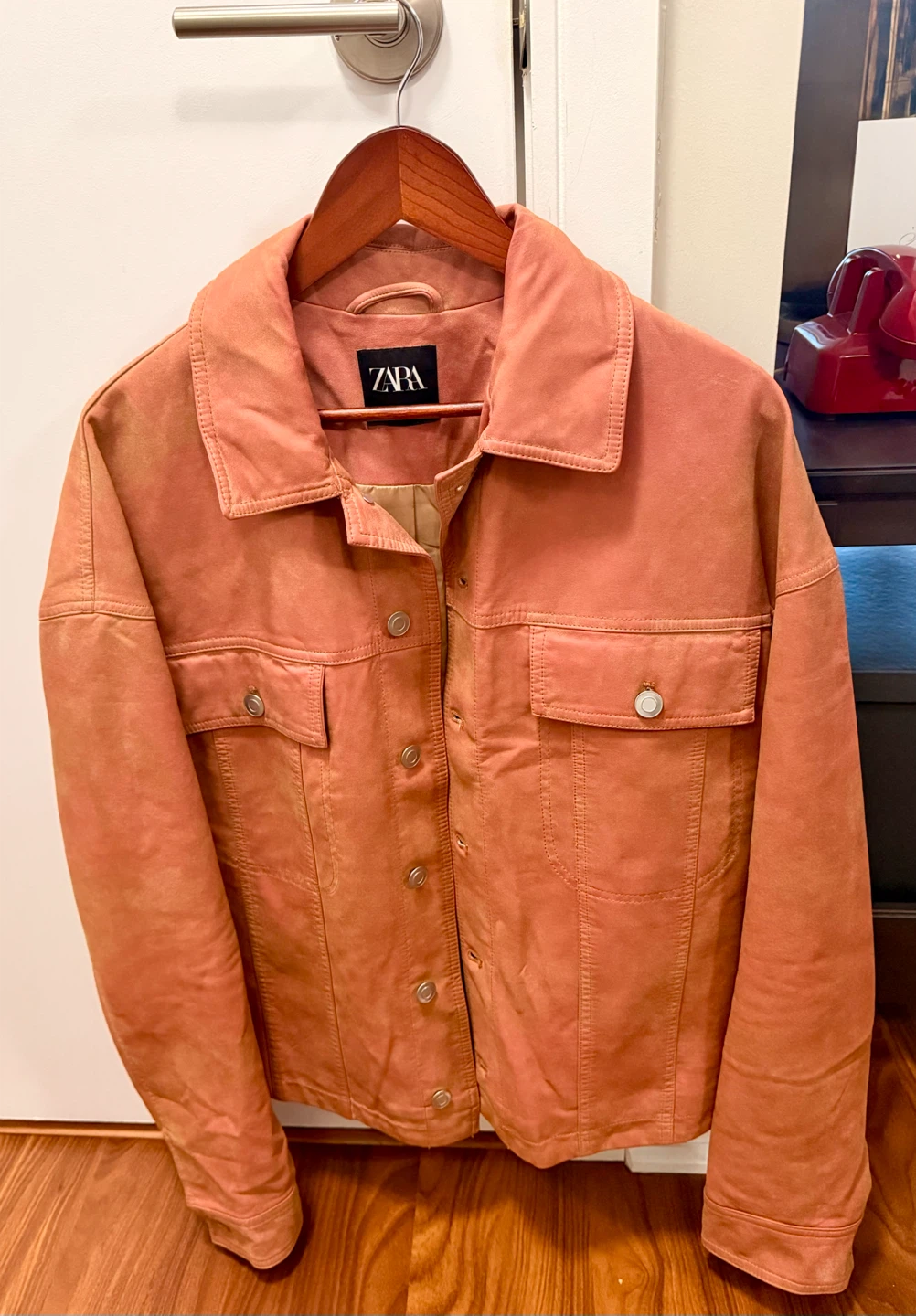 Zara Pink Utility Jacket - Like New - photo 2