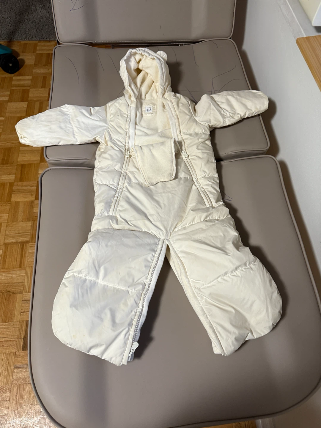 Baby Gap Cream Winter Snowsuit - photo 2