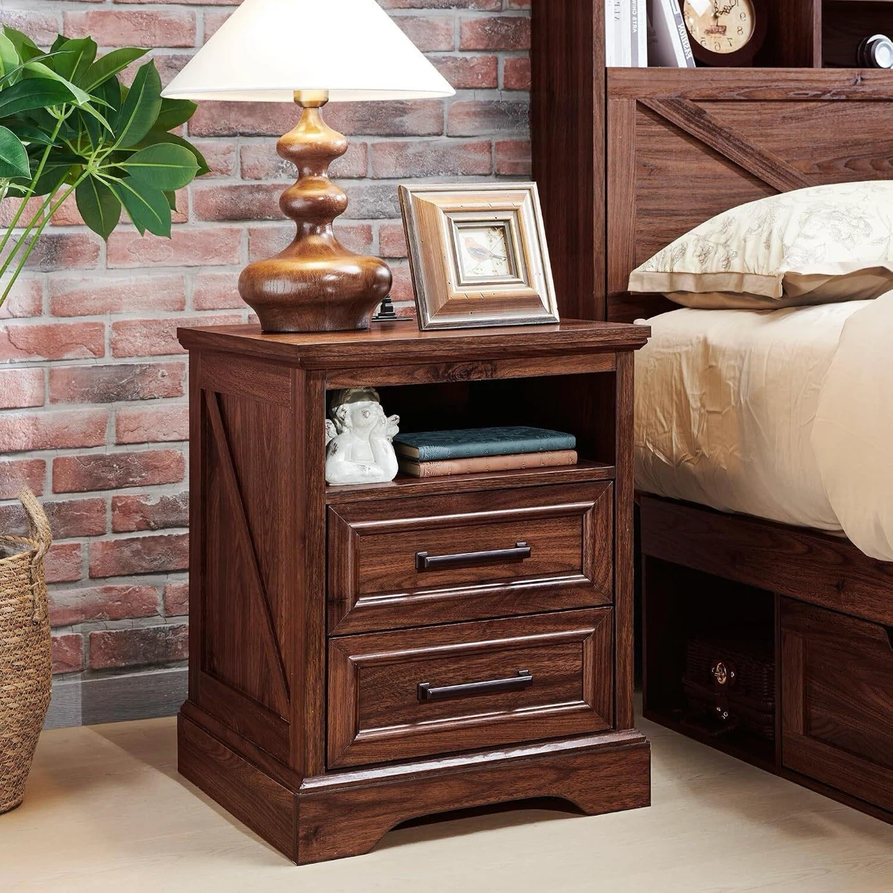 18 Inch Farmhouse Nightstand