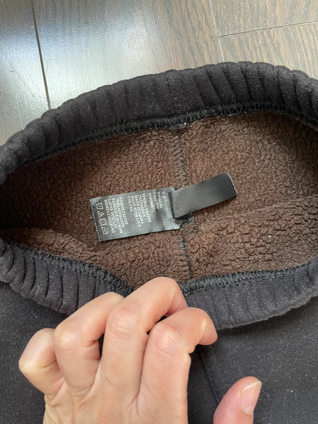 Just Cozy Fleece Lined Leggings Black - photo 3