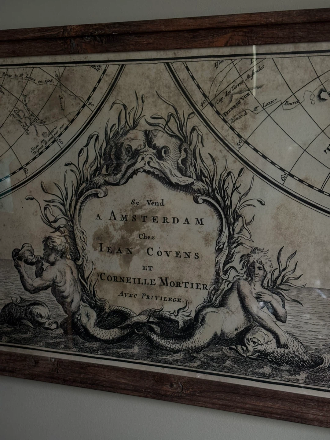 RH L'Isle's 1720 World Map Wall Art - photo 4