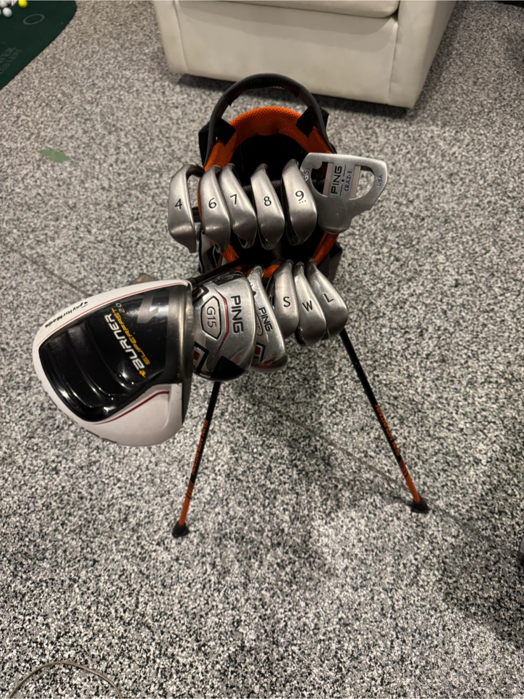 LH PING G15 Golf Club Set + TM Driver, PING Putter & Bag
