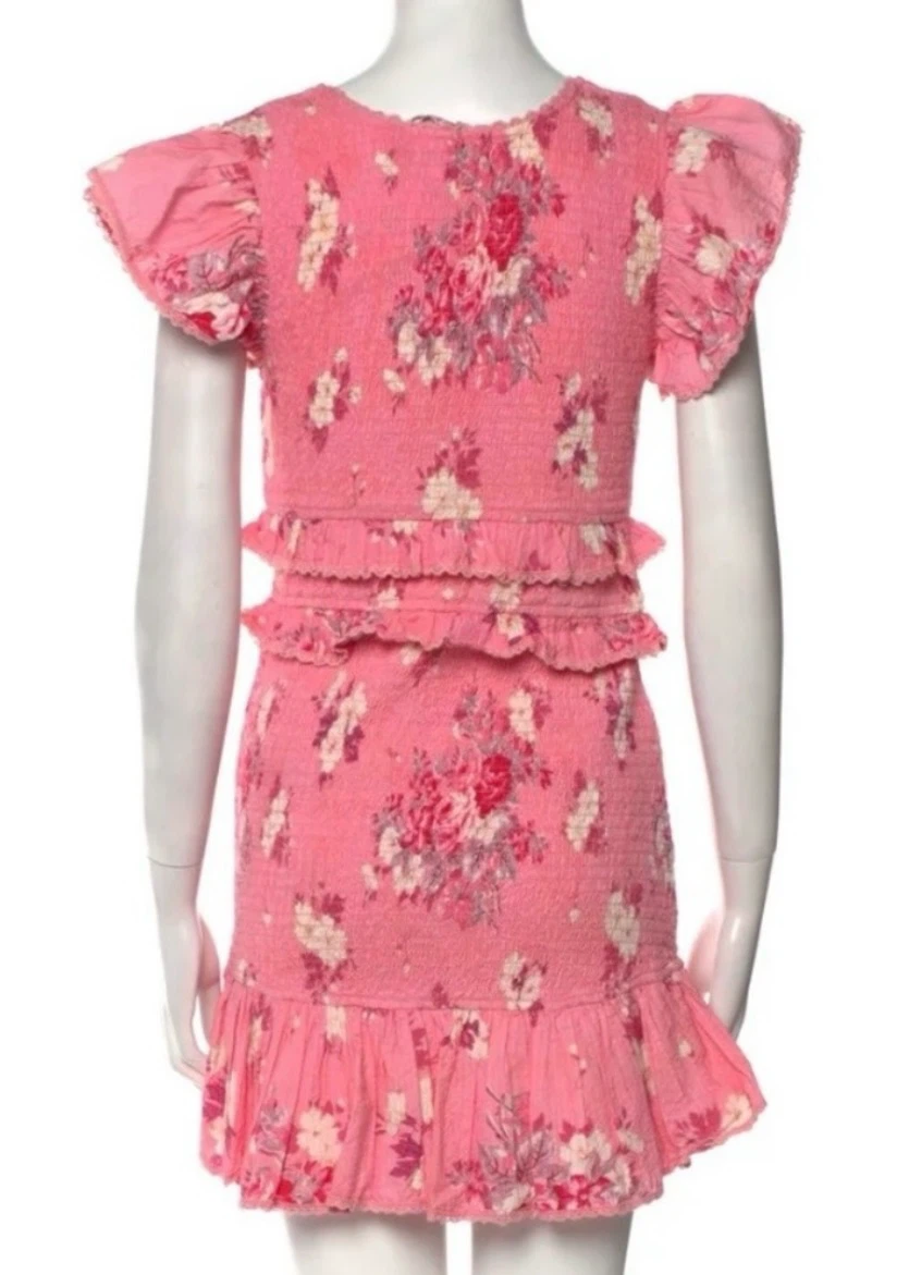 LoveShackFancy Floral Mini Dress - photo 3