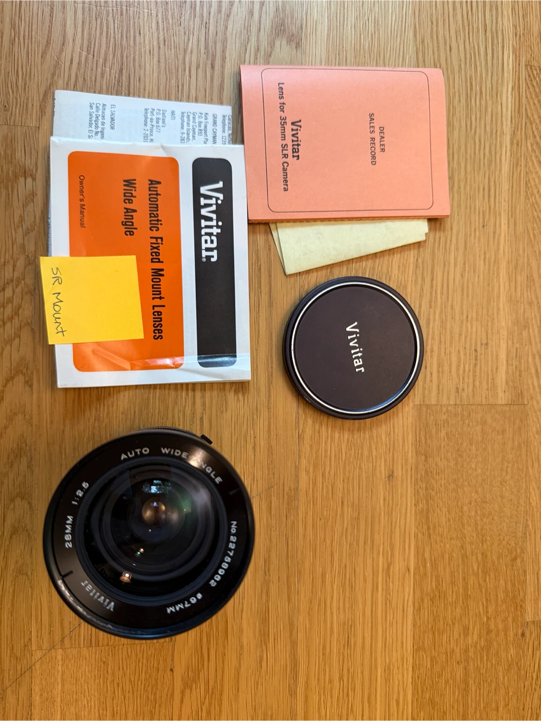 Vivitar 28mm 2.5 Manual Lens (SR Mount) - photo 4